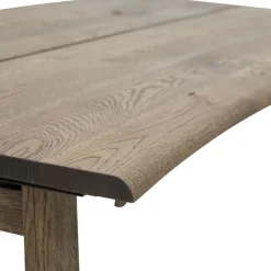 ILVA True Spisebord 160 x 95 x 75 cm, plade + ben i mørkt træ