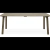 Discount ILVA True Spisebord 200 x 95 x 75 cm, plade + ben i mørkt træ