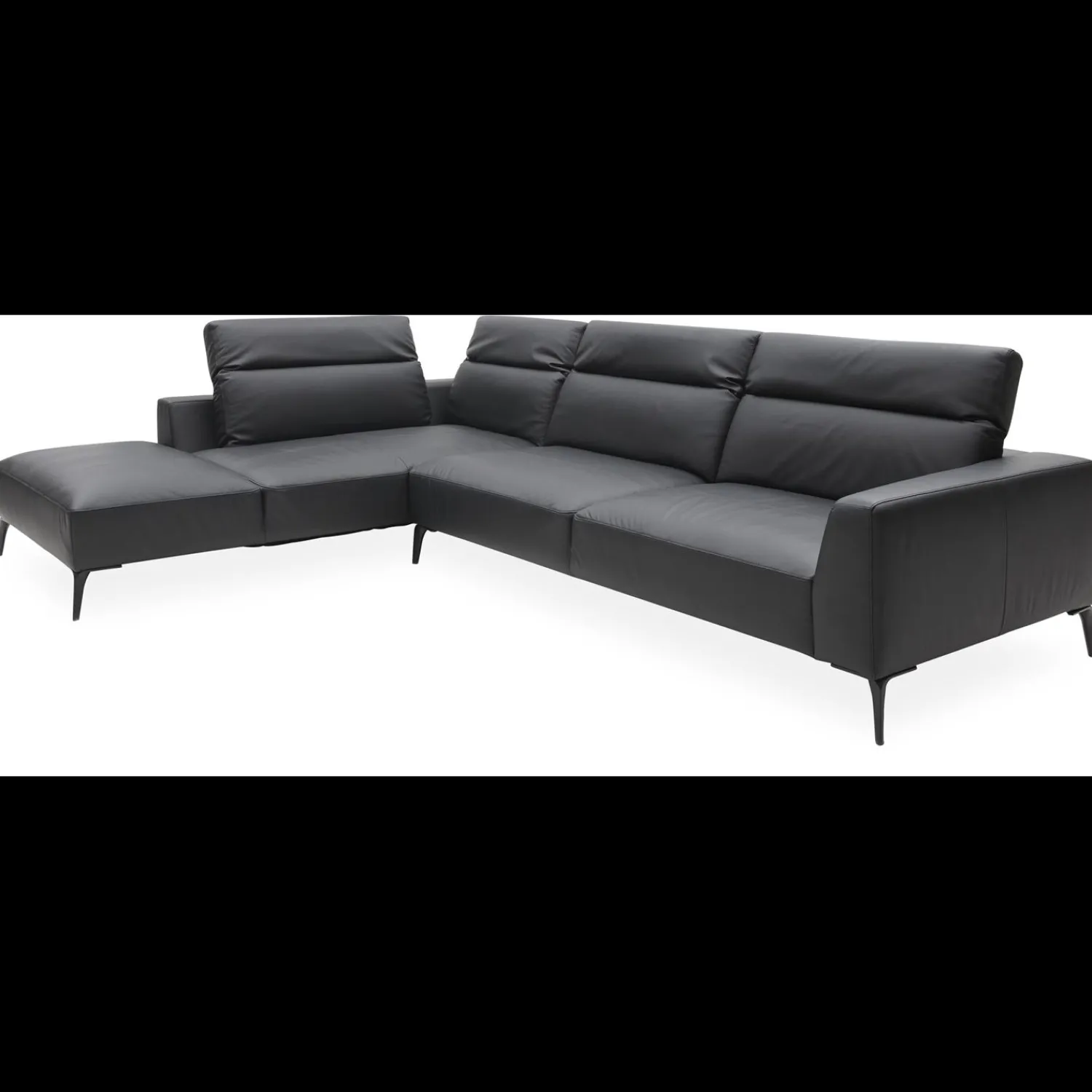 Outlet ILVA Volanti venstrevendt sofa med pufafslutning
