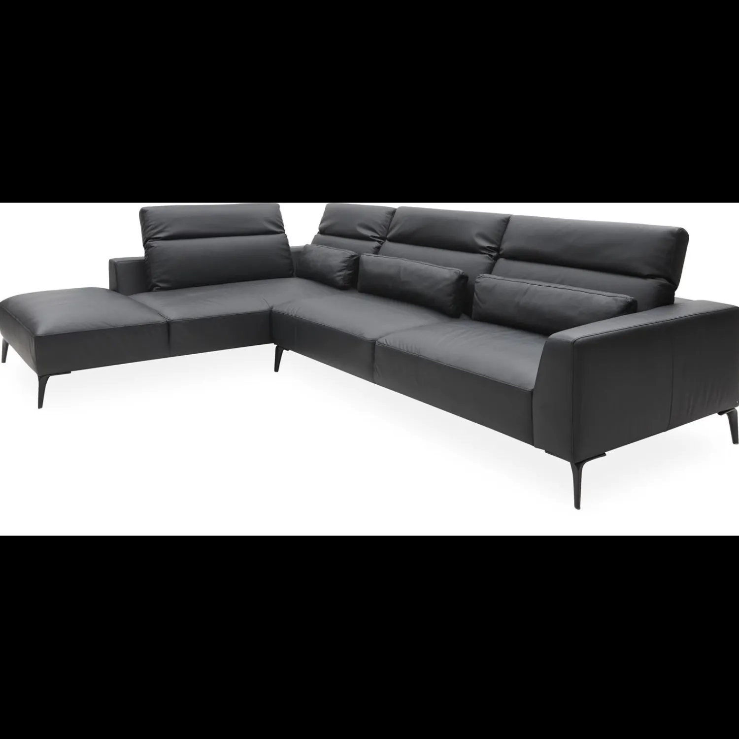 Outlet ILVA Volanti venstrevendt sofa med pufafslutning