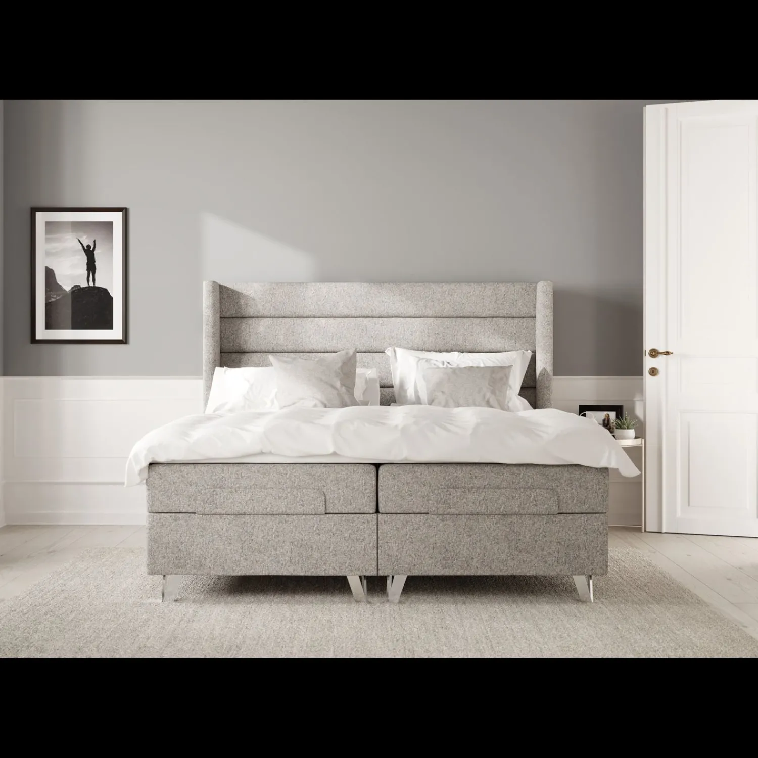 Clearance ILVA Wonderland 412 W6 inkl. topmadras, 160 x 200 cm elevationsseng