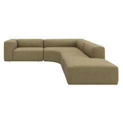 Best ILVA Zano 3-pers. venstrevendt hjørnesofa inkl. puf