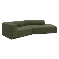 New ILVA Zano 2-pers. venstrevendt sofa med pufafslutning